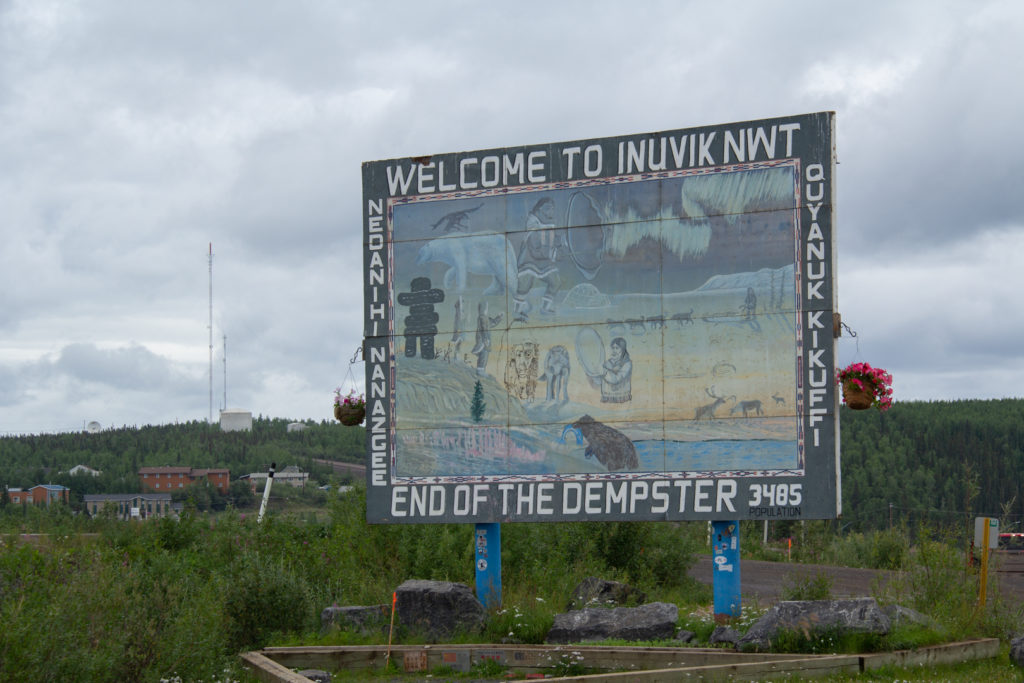 Welcome to Inuvik Sign